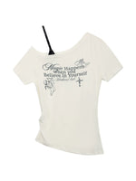 Cupid Print Layered Tee
