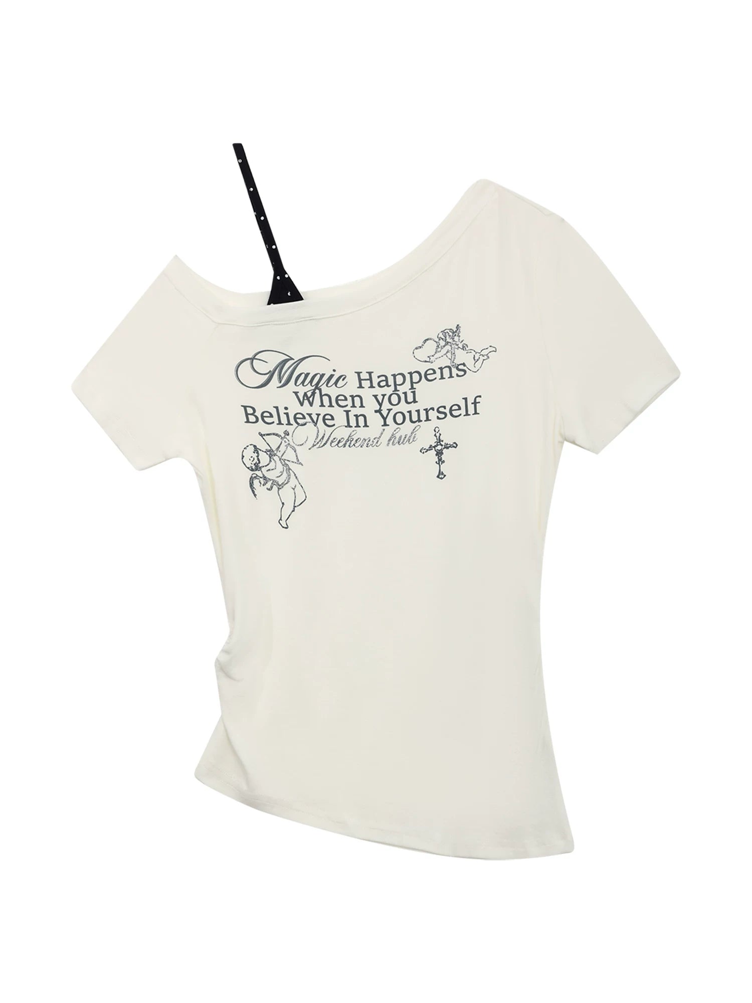 Cupid Print Layered Tee