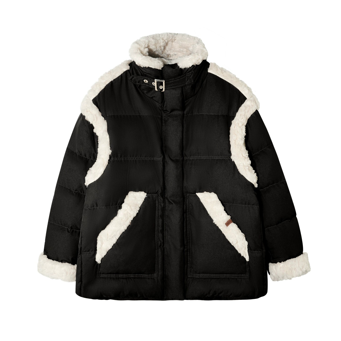 Sherpa Panel Down Jacket