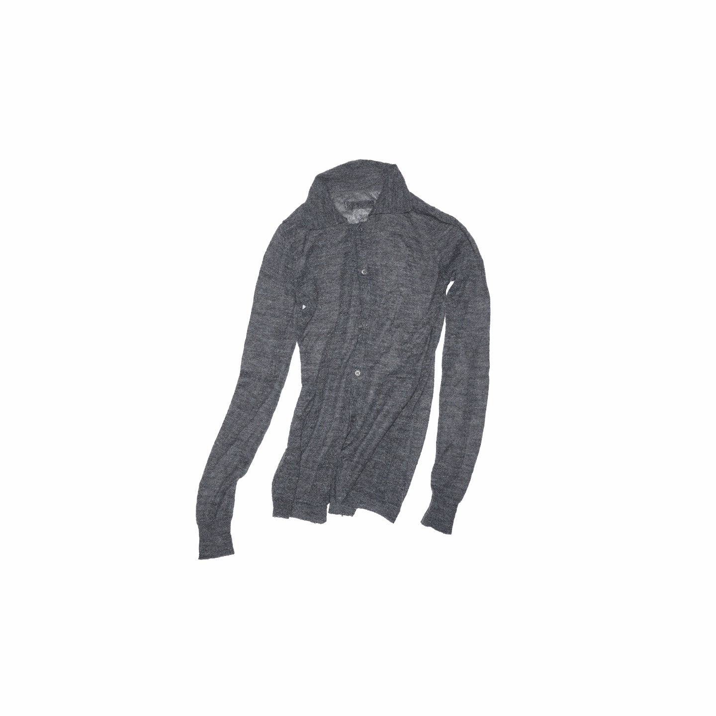 Mohair Slim Transparent Cardigan