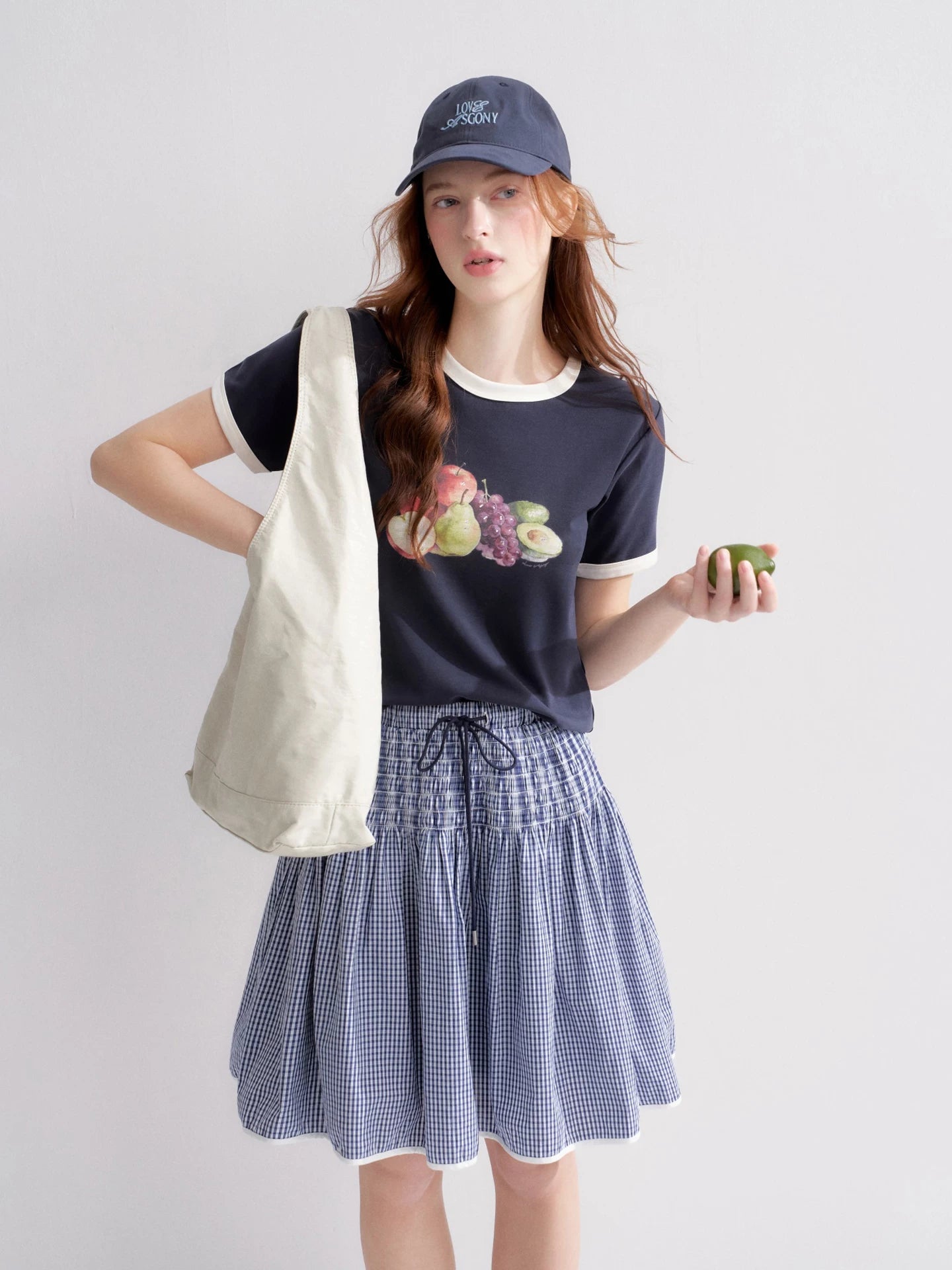 Plaid A-Line Skirt