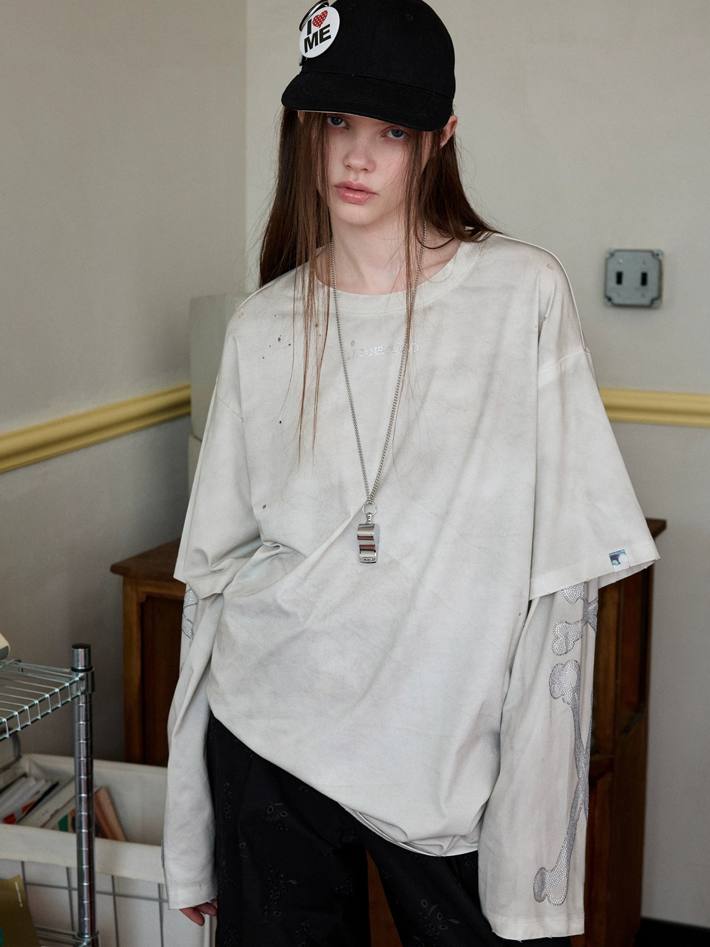 Vintage Rhinestone Washed T-shirt