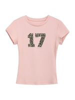 Pink Leopard Print Tee