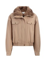 Light Brown Vintage Collar Jacket