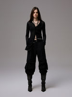 Mohair Slim Transparent Cardigan
