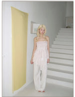 Layered Ruffle Wide-Leg Pants