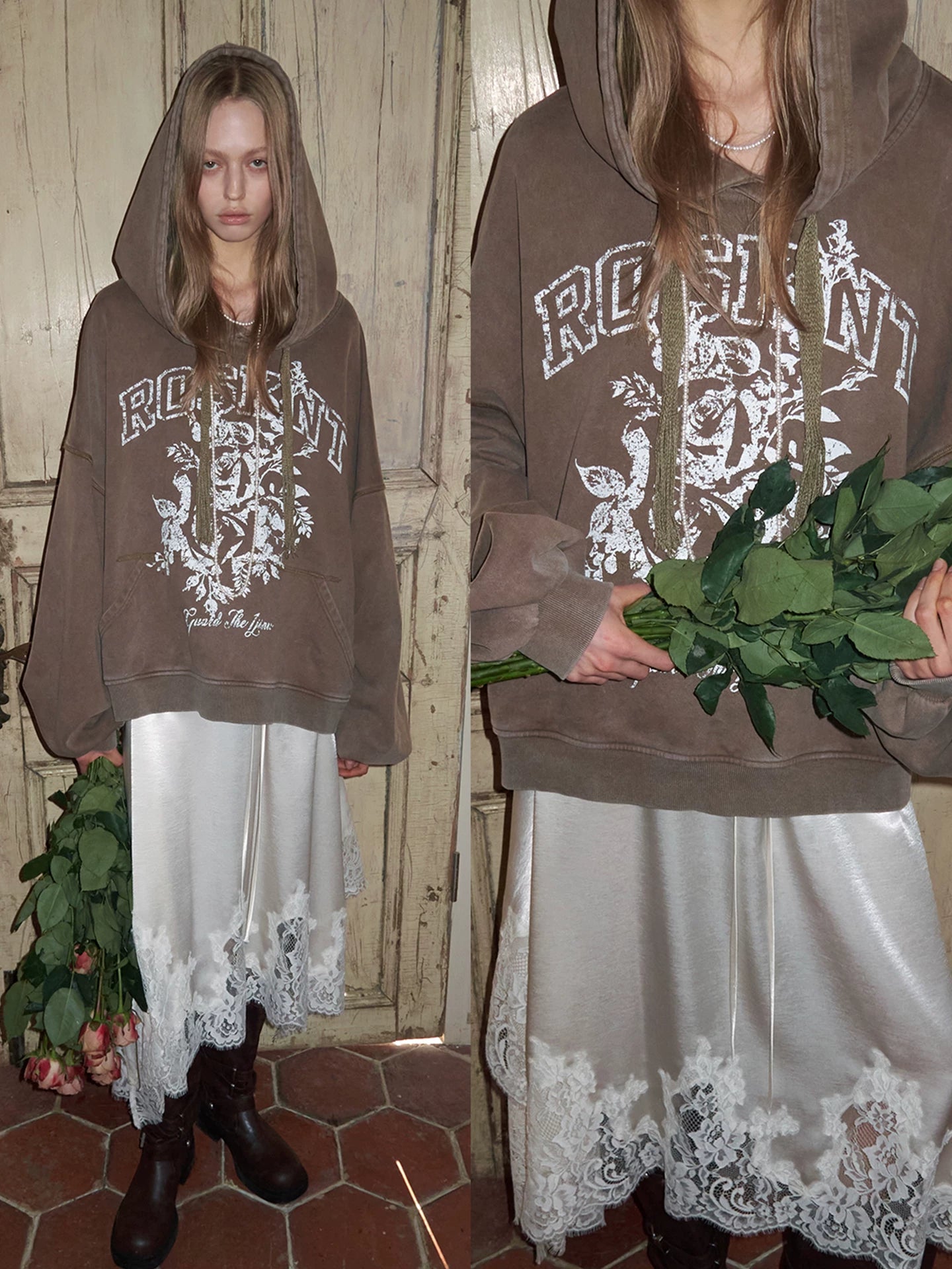 Washed Rose Hoodie
