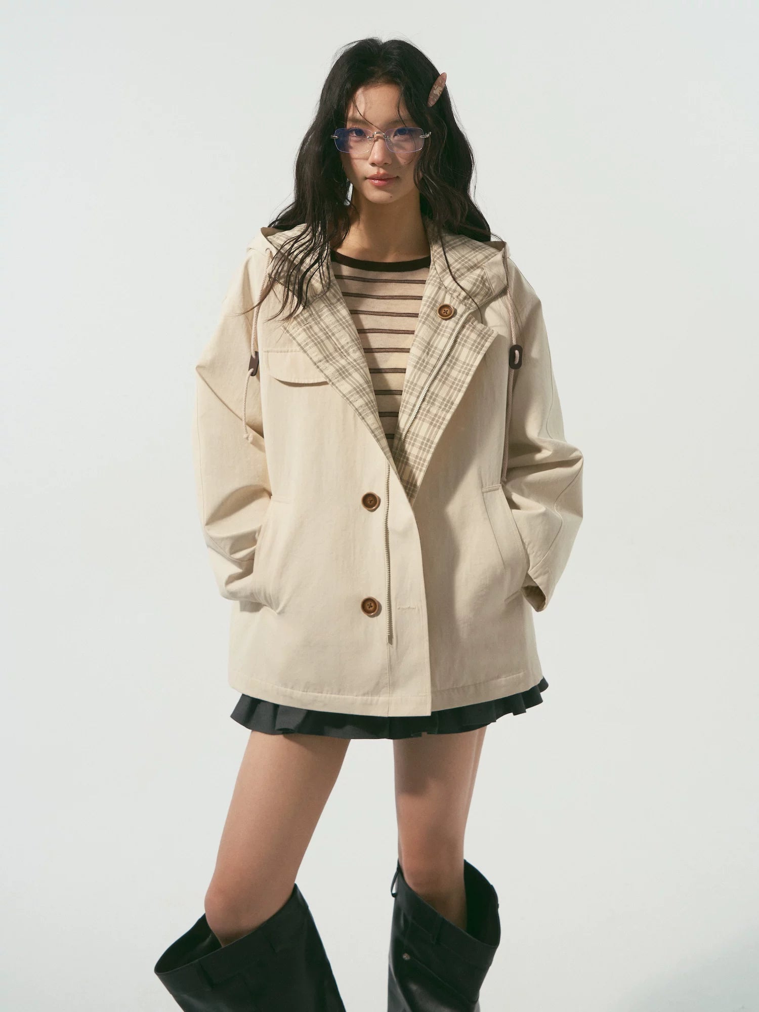 Reversible Hooded Jacket