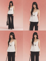 Polka Dot Lace Camisole