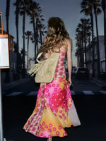 Summer Print Slit Maxi Dress