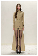 Detachable Tail Trench Coat