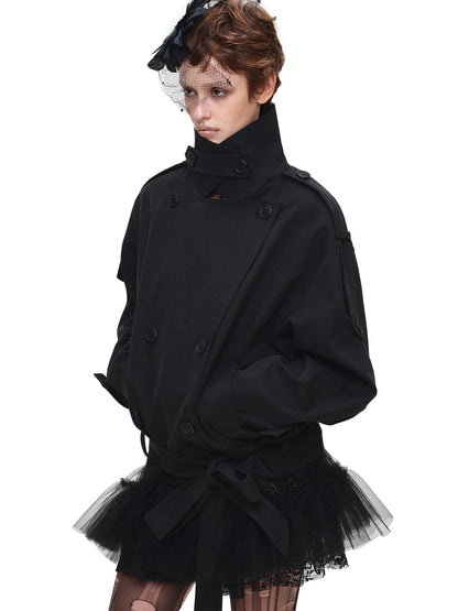 Double Breasted Trench Coat