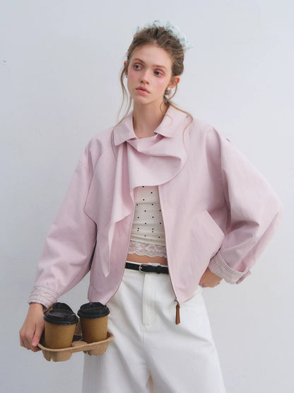 Detachable Cape Harrington Jacket