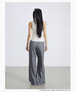 Striped Wide-Leg Pants