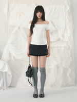 Star Ruffle Mini Skirt