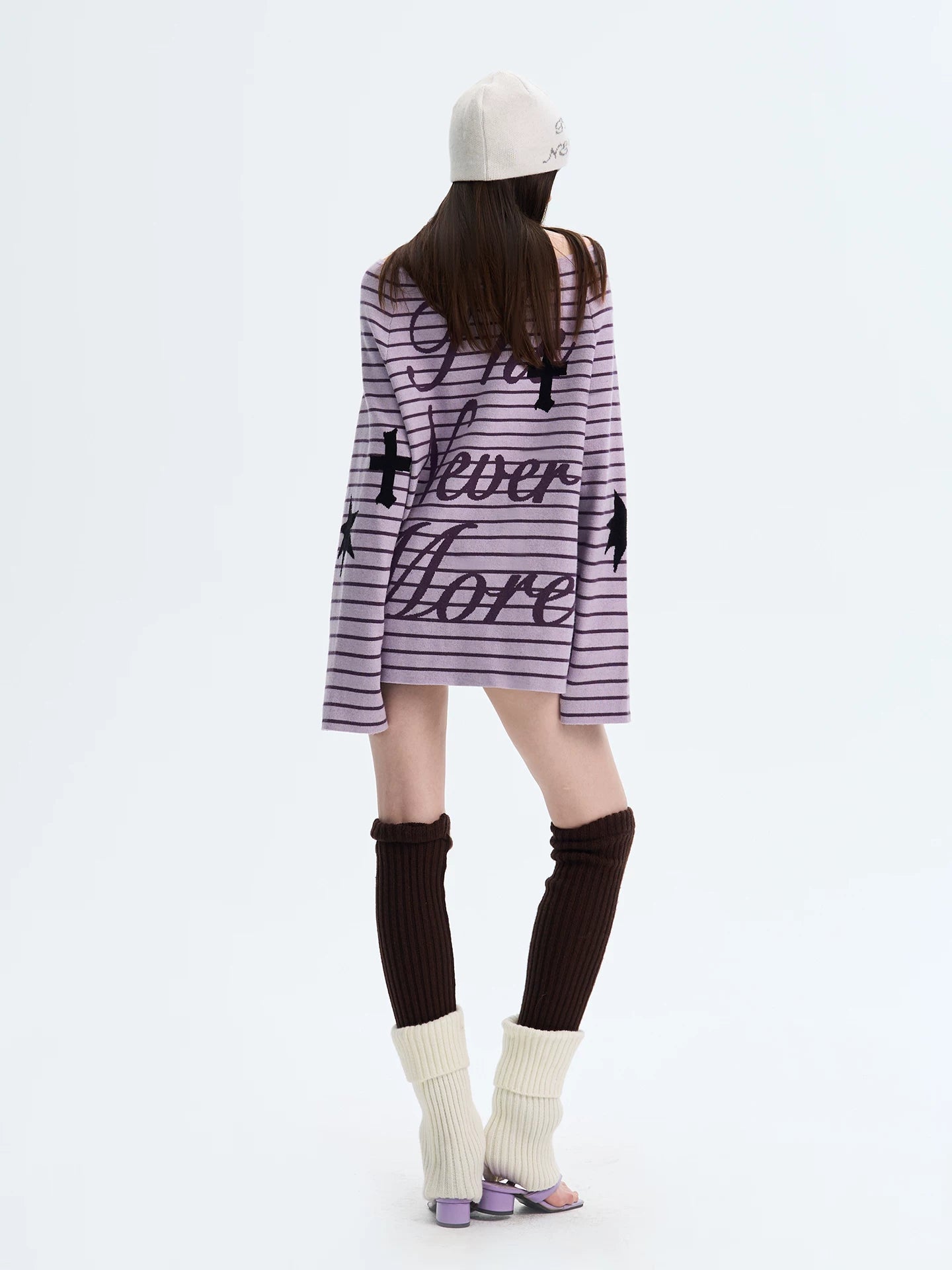 Reversible Stripe Knit Top