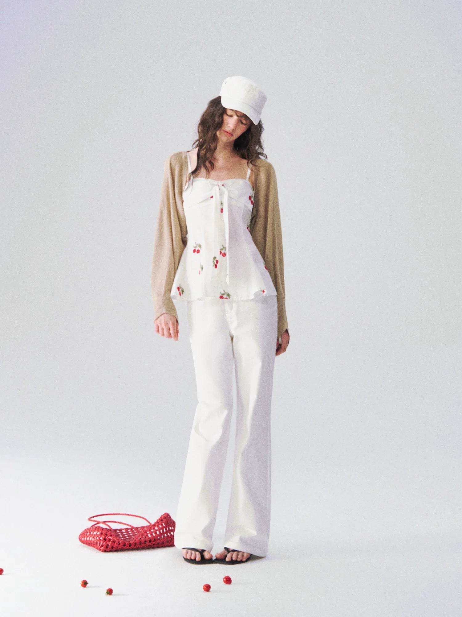 Batwing Cardigan &amp; Camisole Set