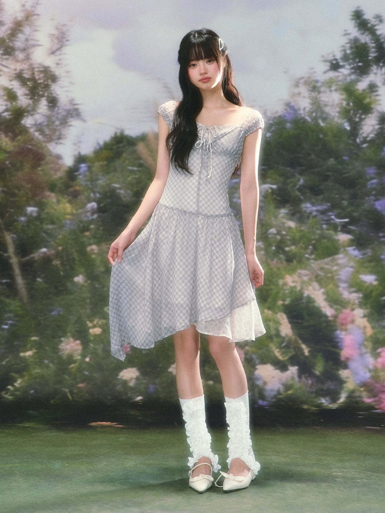 Plaid Patchwork Dress