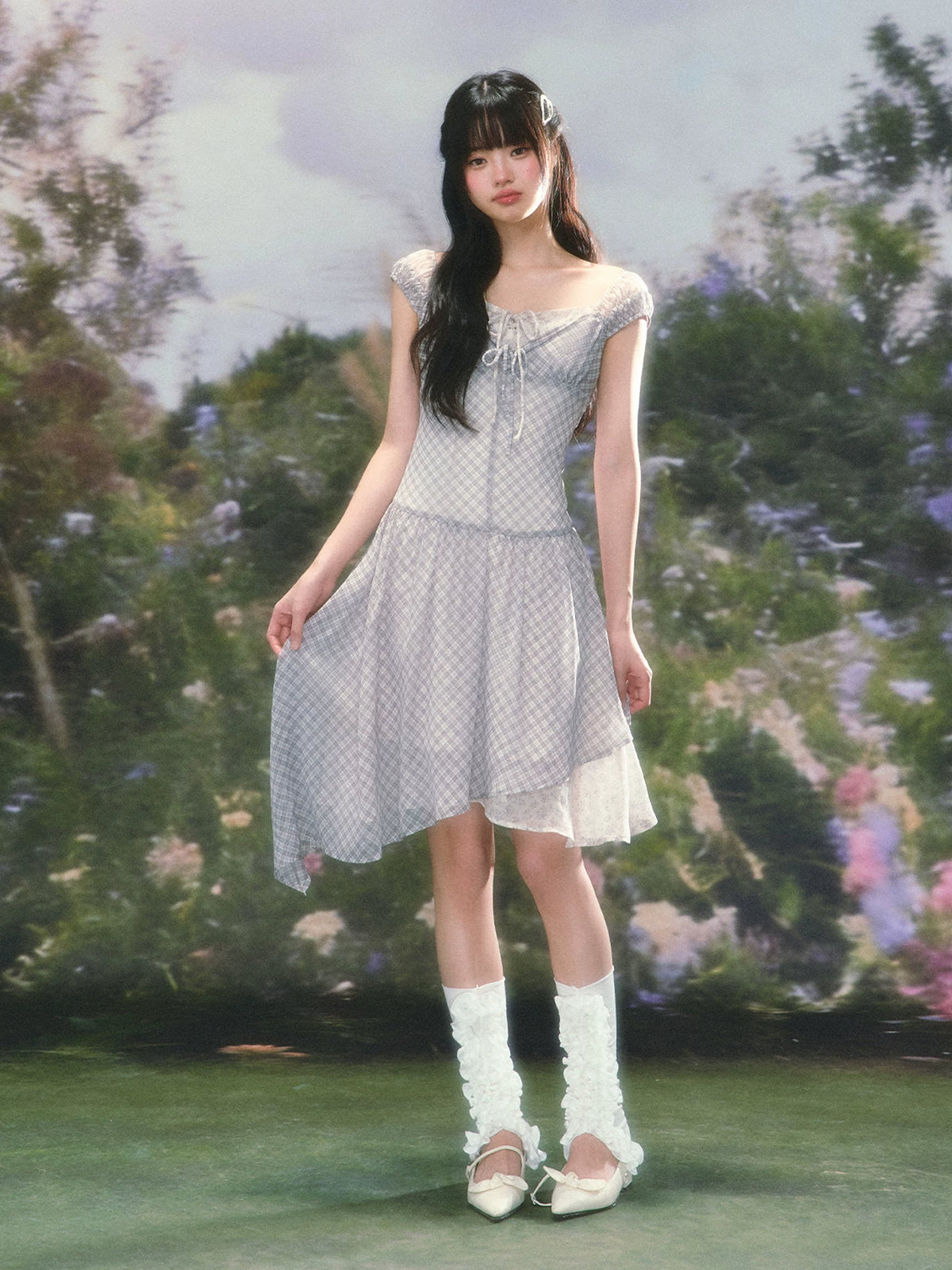 Plaid Patchwork Dress