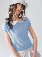 Collar Knit Tee