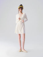 Jacquard Texture Slip Dress
