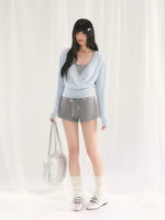 Light Blue Lace Layered Set