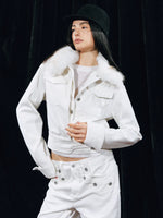 Detachable Collar Denim Jacket