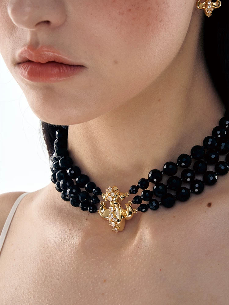 Iris Onyx Choker