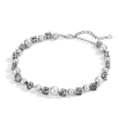 Vintage Bowknot &amp; Zircon Layered Choker