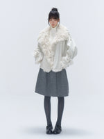 Eco Fur Leopard PU Padded Parka