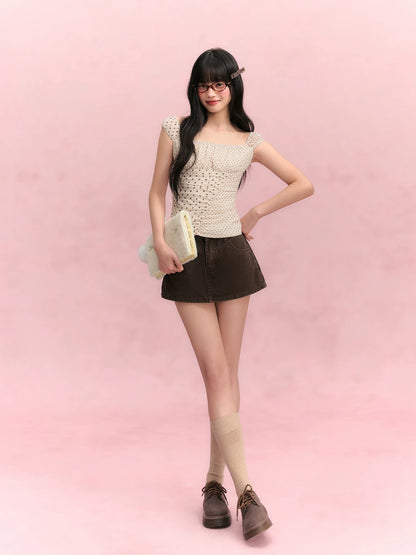 Polka Dot Square Top