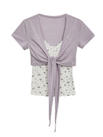 Floral Cardigan Cami Set