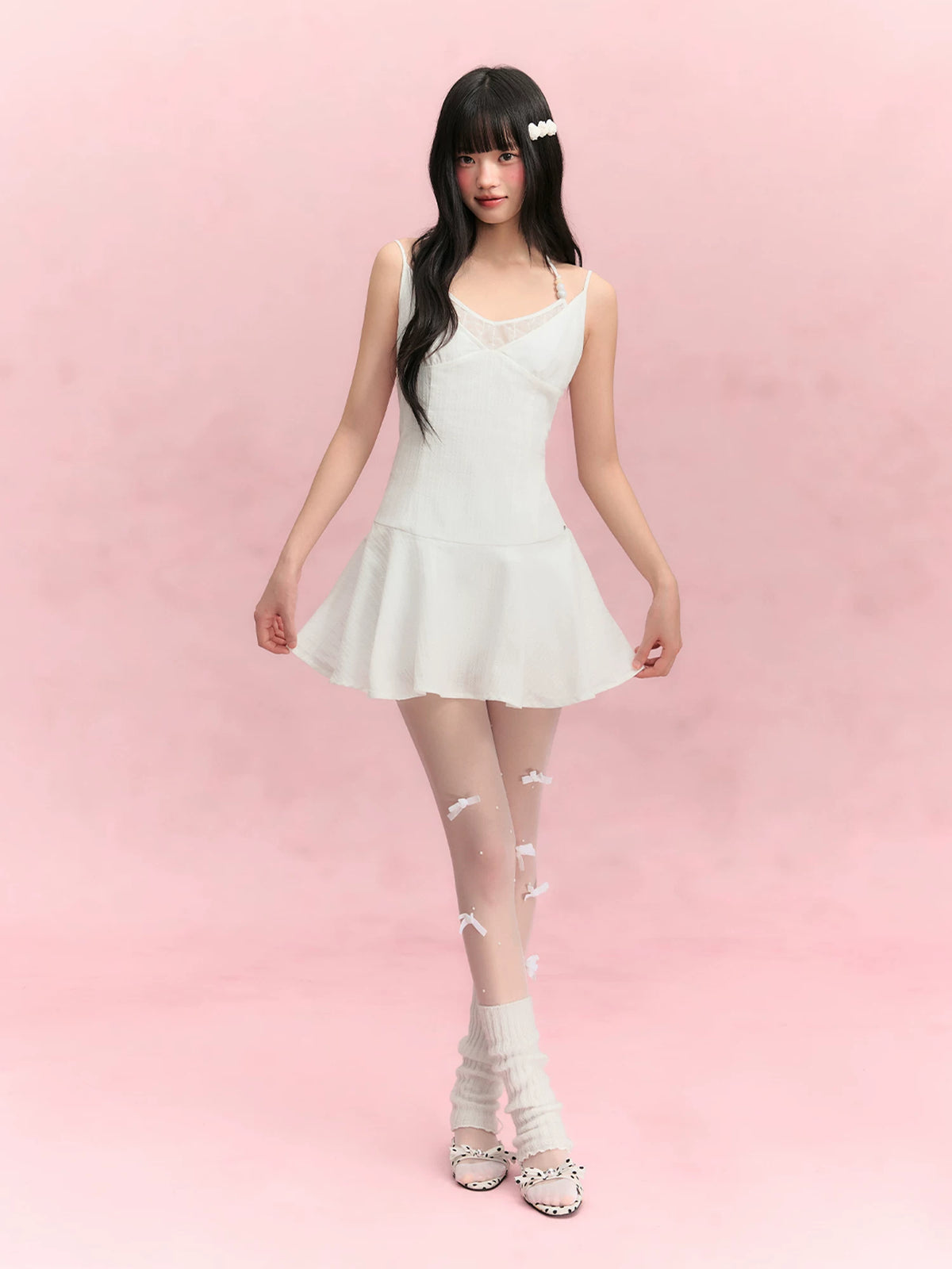 Beaded Halter Dress