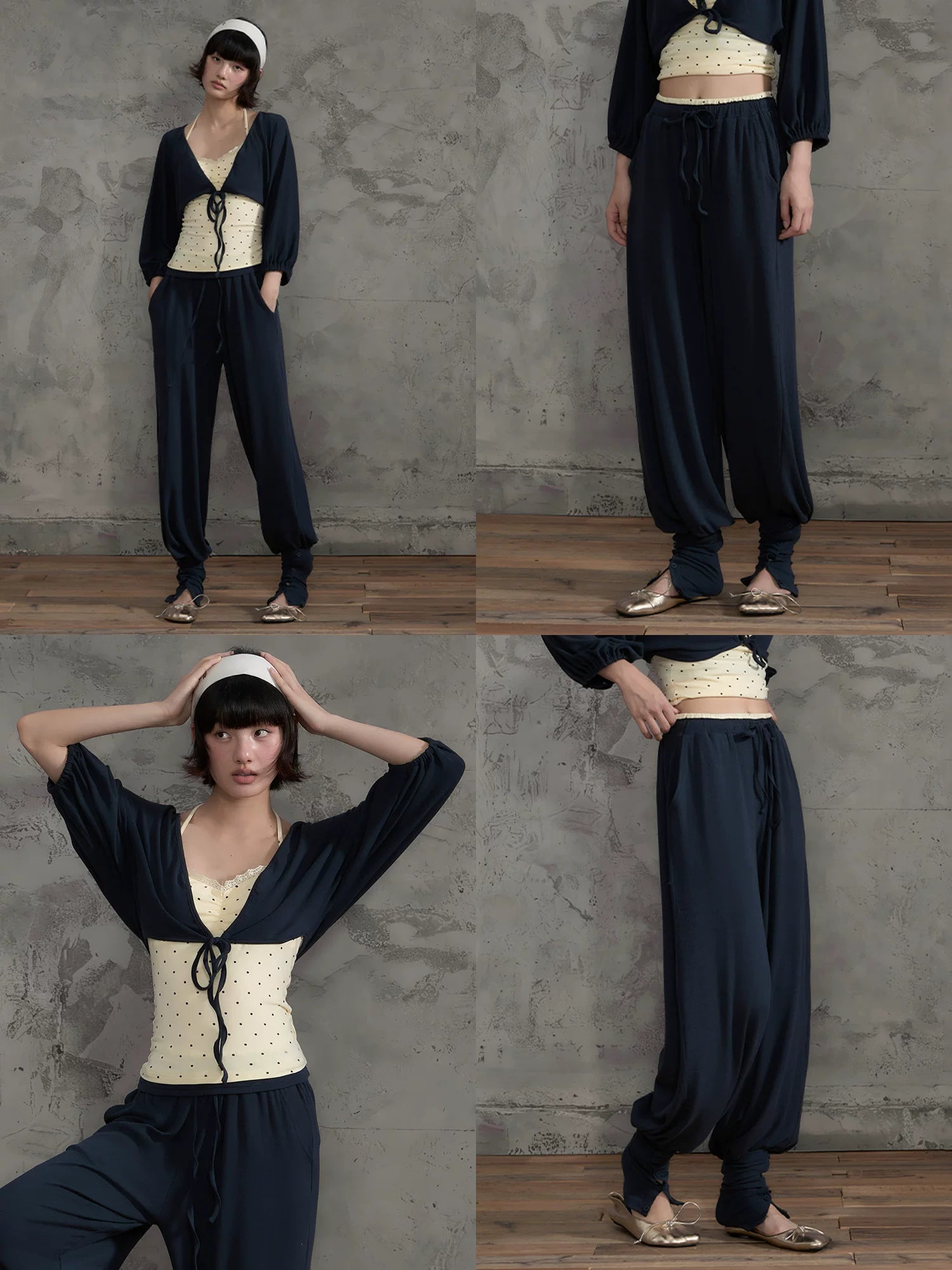 Polka Dot Waist Joggers