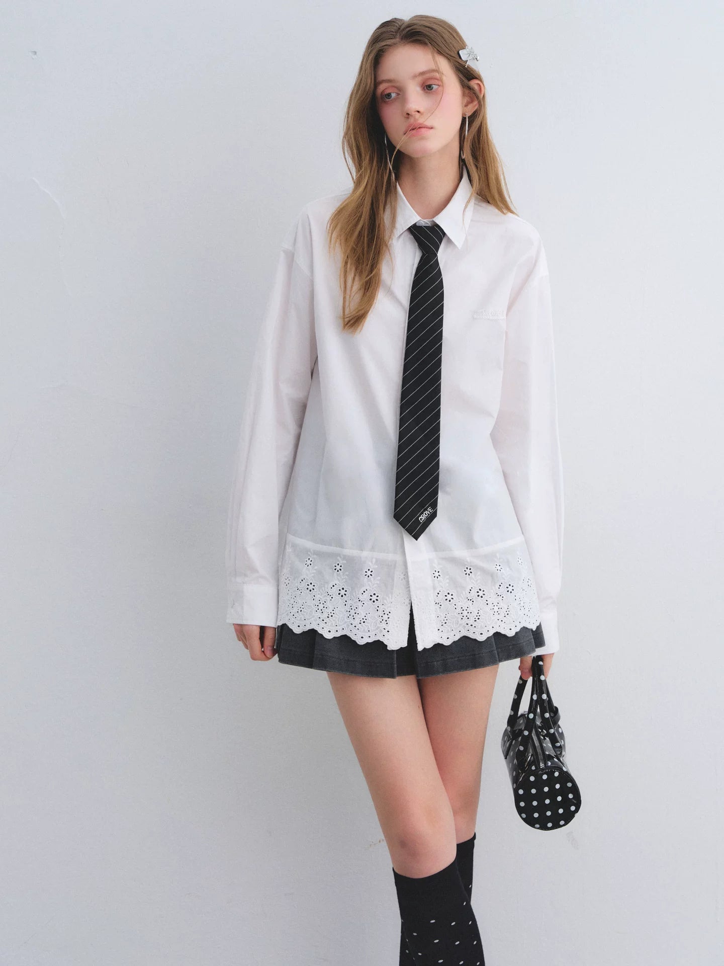 Embroidered Polo Cotton Shirt