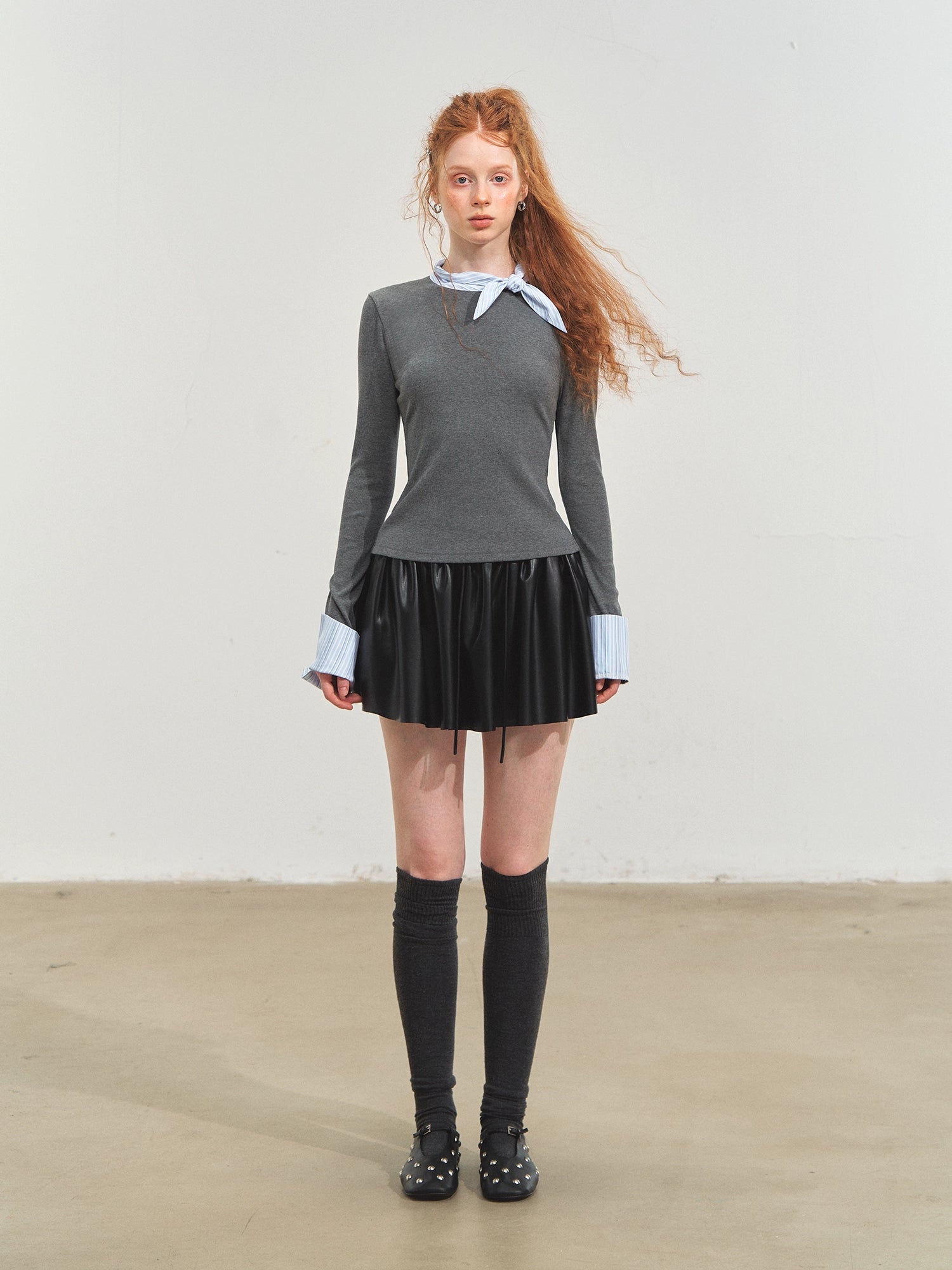 Bow-tie Slim Fit Base Shirt