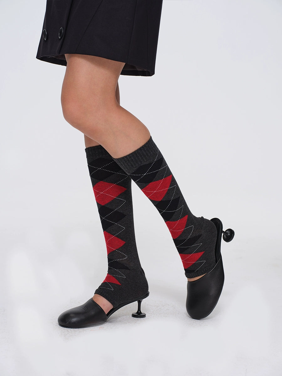 Diamond Knit Leg Warmers