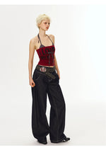 Layered Halter Bandeau Top