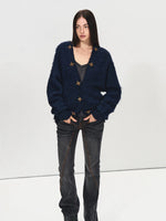 Beaded Alpaca Knit Cardigan