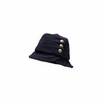 Tweed Ruched Bucket Hat