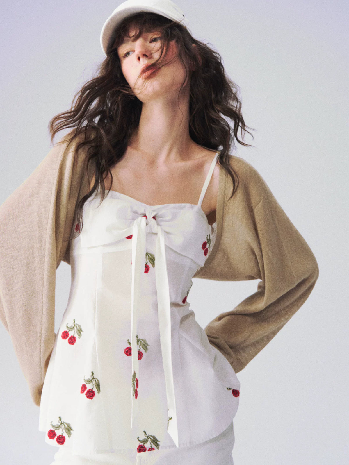 Batwing Cardigan &amp; Camisole Set