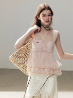 Square Neck Lace Top