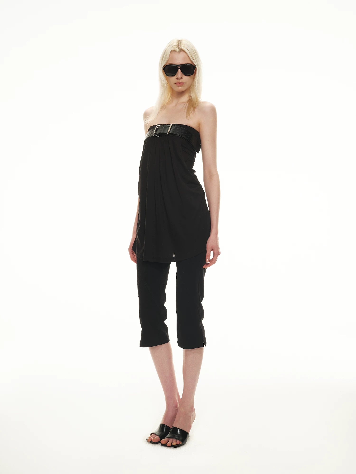 Draped Bandeau Top