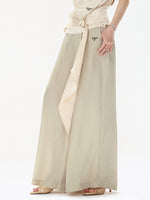 Acetate Wide Leg Pants