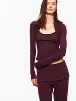 Layered Yoga Pants Set