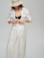 Lyocell Linen Shirt Pants Set