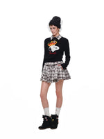 Snoopy Jacquard Wool Knit Sweater