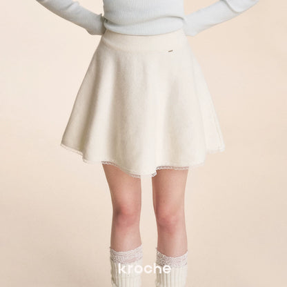 Lace A-Line Mini Skirt