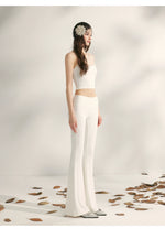 Lazy Weekend Beaded Tank Top & Yoga Pants Set