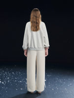 Fleece Cuffed Lantern Casual Pants